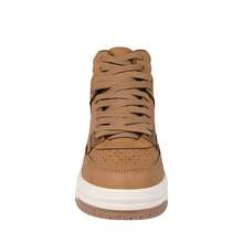 CLASBEN ORCUS MEN'S FAUX LEATHER BROWN TENNIS SHOES - Cafe - View 5