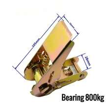 棘轮式捆绑带，无钩捆绑带，带卡车固定式收卷器，加厚型固定式货舱顶棚紧固器 - A - 查看 6