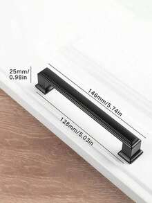 1pc Matte Black Kitchen Cabinet Handle, Cabinet Pull, Kitchen Hardware Accessories, Drawer Pull, Wardrobe Handle, Christmas Gift, New Year Gift, Valentine's Day Gift, Back To School Gift, Easter Gift - Multicolor - View 17