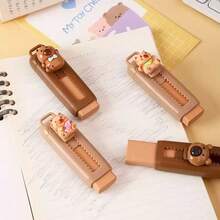 1pc Capybara Eraser, Suitable For Elementary Students, Clean And Smudge-Free, Preschool Pull-Out Eraser. Capybara Pull-Out Eraser, Preschool Student Eraser, Creative And Fun Learning Supplies, Capybara Eraser - Multicolor - View 9