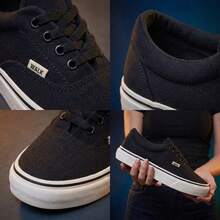 Women's Casual Sneakers Comfortable Everyday Vault Vintage Soft Elegant Unmissable Promotion - 黑色 - 查看 5