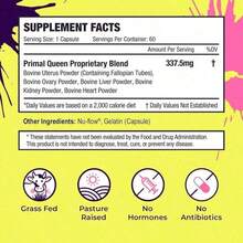 Female Organ Complex – Grass-Fed Liver, Heart, Kidney, Spleen, Pancreas & Ovarian Tissue – Nutrient-Dense Whole Food Support For Energy, Balance & Vitality – 60 Capsules (Pack Of 1) - 2個 - 查看 8