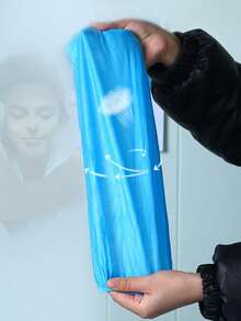 100pcs Non-Woven Disposable Sleeve Covers, Durable Thickened Protective Sleeves, Breathable Anti-Dust Anti-Oil Sleeves For Kitchen Use - One-time Use - View 4