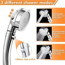 Portable Electric Shower Head, Rechargeable Digital Water Pump Shower Set, Movable Shower Head For Pet Bathing - 9600 Water Pump + Three-speed Shower Head - View 7