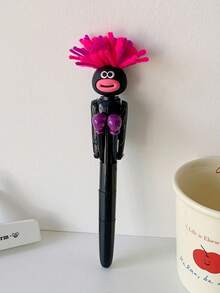 1 PC Mechanical Boxing Stress Relieving Pen Cartoon Funny Big Mouth Ballpoint Pen Student Entertainment Creative Gift Pen Reward - Multicolor - View 15