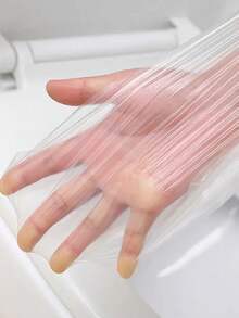 一次性马桶座套，塑料材质，防水防滑，独立包装，便携式马桶座套 - 無色 - 查看 3