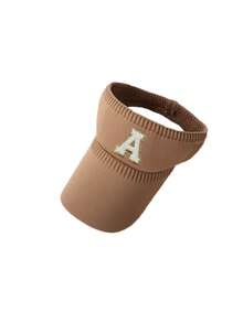 1 pièce Casquette de baseball réglable respirante avec imprimé lettres A-Z pour enfants, chapeau de soleil léger et décontracté pour filles, convient aux sports, à l'usage quotidien et aux activités extérieures - Kaki - Voir 7
