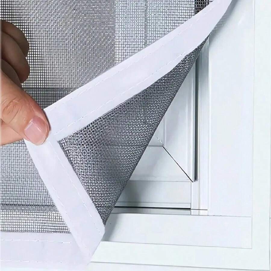 1 tấm lưới chống muỗi mùa hè, tự dính với khóa dán, lưới chống muỗi trong suốt thoáng khí cho cửa sổ, rèm vô hình mật độ cao. Không cần khoan, lắp đặt tự dính, có thể tháo rời và dễ dàng vệ sinh, tái sử dụng, phù hợp với mọi loại cửa và cửa sổ, sử dụng được quanh năm. - Màn chống muỗi tự dính - Xem 1