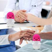 1pc Handmade Crochet Pink Pill-Shaped Symbolic Gift: This Handmade Crocheted Pink Pill-Shaped Item Is A Symbol Of Gratitude And Appreciation For Nurses, Doctors, Pharmacists, And Medical Heroes. The Adorable Design Represents Passion, Dedication, And Thankfulness, Making It An Ideal Gift To Commemorate Their Hard Work. - Multicolor - View 7