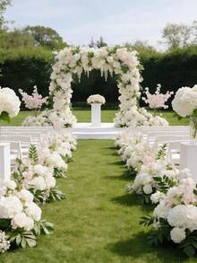 1/2/4pcs Artificial Hydrangea Bouquets, DIY Birthday Party Decorations, Wedding Flower Baskets, Bridal Bouquets, Home Decorations, Dining Rooms, Bedrooms, Windowsills, Vase Decorations, Outdoor Gardens, Back To School, Mother's Day, Easter, Room Decorations, Center Table Decorations, Wedding Decorations, Spring Decorations, Bathroom Decorations, Gifts For Women, Housewarming Decorations - White - View 6