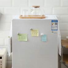 1pc Portable Refrigerator Dust Cover, Multi-Functional Household Appliance Cover With Storage Pocket, 130cm/51.18in*55cm/21.65in,Suitable For Double-Door And Single-Door Refrigerators, Featuring Oil-Proof/Waterproof Functions, Modern Decorative Fabric Storage, Suitable For Homes And Kitchens, Multiple Patterns[Styles Are Shipped Randomly, With Slight Color Differences, And Packaging Is Random] - Multicolor - View 6