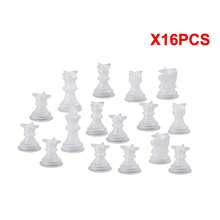 Resin Casting Silicone Mold For Chess Set With Fixing Stand, Complete Set Of 16 Full-Size Chess Piece Silicone Molds, Epoxy Resin Mold, Resin Casting Mold To Prevent Resin Leakage, For DIY Crafts - Chess Mold - View 12