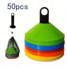 Thickened Wear-Resistant Signage Disc Training Auxiliary Equipment, Road Barrier Round Obstacle Marker, Football Equipment - Multicolor - View 3
