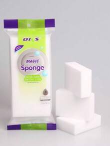 OKS 3Pcs White Magic Sponge Erasers - Multi-Purpose Kitchen Cleaning Pads For Tough Stains - Magical Sponge - View 5