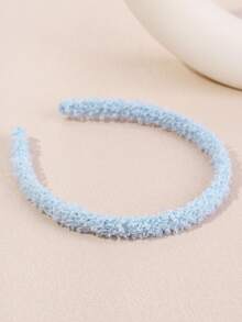 1个纯色毛绒发箍，简约百搭日常佩戴发圈 - 彩色 - 查看 20