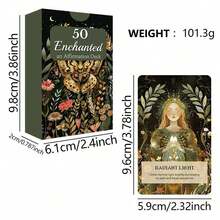 55pcs Magic Forest Positive Energy Cards, Healing Energy Tarot Cards, Daily Spiritual Guidance Tool - View 3