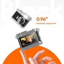 迷你复古相机，可穿戴式复古相机，学生背包大小的便携式相机，内置滤镜，CCD 紧凑型相机 - 查看 9