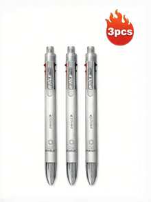 Bộ bút bi đa năng 6 trong 1, gồm 5 bút bi màu và 1 bút chì bấm có tẩy, thích hợp cho trường học, văn phòng, dụng cụ viết. Bút bi đa chức năng 5 trong 1, viết tiện lợi, 5 bút bi màu 0.7mm + bút chì bấm nhựa 0.5mm, 6 trong 1, nhiều màu sắc. - nhiều màu - Xem 21