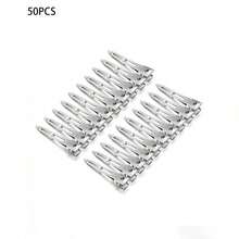 100pcs Professional Salon Hair Clips, 5.5cm/2.17in Metal Curl Clips, Root Volumizing Clamps, DIY Tools, Hair Accessories, Christmas/Halloween Gift, Women Fluffy Root DIY Styling Accessories, Minimalist Design, , Suitable For Buns And Updos, Practical And Convenient - Duckbill Clip - View 13