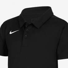 Nike Dri-FIT 男童舒适休闲 Polo 衫，童装 - 黑色 - 查看 4