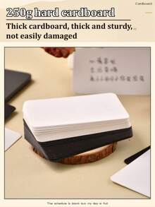 60PCS Artist Grade Blank Cards 90x55mm, Thick 300gsm White Cardstock, Perfect For DIY Crafts, Calligraphy Practice, Wedding Place Cards & Party Supplies, Bulk Blank Note Cards Set - A - View 10