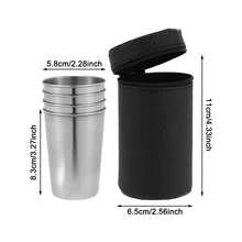 Stainless Steel Coffee Cups Set Of 4 For Outdoor Hiking Fishing With Lightweight And Durable Features - Multicolor - View 9