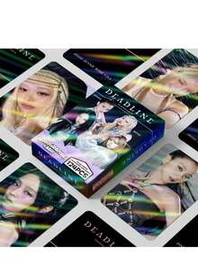 124张/92张/40张防水贴纸组合装，装饰拼贴潮流套装，支持贴纸收藏，照片卡片工艺套装 - 粉丝自制剪贴簿套装，K-POP生日礼物，带展示盒的交易卡片，书签套装，情人节礼物 - 彩色 - 查看 37