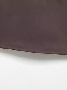 Falda pantalón con cinturón de moda casual y versátil para mujer, primavera/verano de DEEKA - Marrón - Ver 11