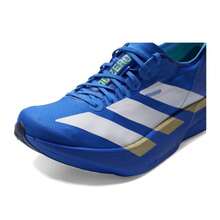 Adidas 男子運動鞋 藍色低筒訓練鞋 ADIZERO ADIOS PRO 4 M 緩震輕盈日常跑鞋 JP6622 - 藍色/白/魔力萊姆綠 - 查看 7