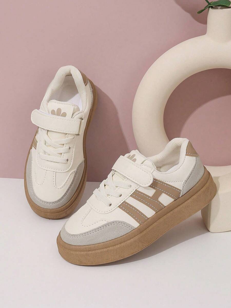 2024 New Children's Leather Casual Sneakers For Girls And Boys, Spring/Autumn