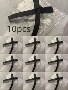 1/5/10入 梔子花香 (輕掛式香氛蠟，山茶花造型，車用/衣櫃/抽屜/房間通用芳香療法，持久留香衣櫃香氛石膏香包，適用於居家臥室、房間香氛，女孩車用芳香療法，衣櫃香氛 (輕梔子花香，若您偏好濃郁香味請謹慎選擇，親愛的)) - 黑與白 - 查看 13