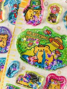 3D树脂贴纸，适用于笔记本、手机壳、文具或小物件 - 彩色 - 查看 8