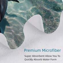 1条鲨鱼印花沙滩巾，柔软舒适轻便，适合旅行、游泳、潜水、冲浪、瑜伽、露营等活动，是沙滩用品的理想之选。 - SSTJ10444 - 查看 10