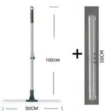 1 chổi silicon ma thuật, gạt nước bằng thép không gỉ dùng cho gia đình, nhà bếp, phòng tắm, tường, vệ sinh kính - màu xanh lá - Xem 16