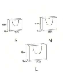 5 chiếc túi quà hoạt hình, túi có quai xách dùng để đựng quà tặng, quà lễ hội, đóng gói, gói quà, túi giấy. - Bánh Macaron - Xem 5
