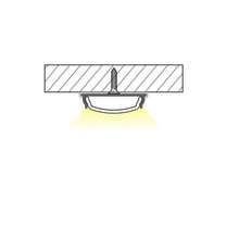 10 piezas de 50 cm Canal de aluminio flexible LED, pantalla de lámpara de aluminio blanco ultradelgada y plata, carcasa de aluminio flexible, incluye clips de montaje y tornillos, adecuado para instalación de tiras de iluminación, decoración del hogar, iluminación de gabinete - Perfiles de aluminio flexibles - Ver 6