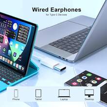 有线耳机，采用 USB Type-C 插头，内置麦克风和音量控制，兼容 、安卓手机、笔记本电脑、PC 和其他 USB Type-C 设备。 - 查看 6