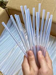 100支7mm x 150mm迷你超透明热熔胶棒，光滑透明胶粘剂，无异味，经久耐用，兼容大多数热熔胶枪，热熔胶棒，SGS认证，EVA透明热熔胶棒，适用于DIY粘合项目及更多DIY、手工艺品、木工、塑料、陶瓷、清洁工具、木材、玻璃、工具配件、圣诞工艺品、节日工艺品，颜色款式随机。 - A - 查看 3