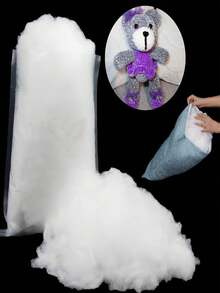 High-Quality White Polyester Fiber Filling - Suitable For Stuffing Plush Toys, Pillows, Quilts And Pads - 5A - View 3