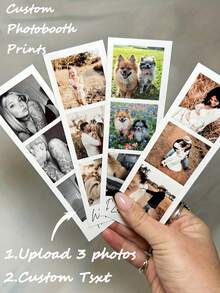 Customized Photo Prints, Customized Photo Strips, Customized Photo Booth Prints, Customized Mini Camera Photos, Personalized Photo Booth Strips, Film Strips, Wedding Photo Booth Cards, Mother's Day Gifts, Birthday Gifts, Valentine's Day Gifts, Children's Day Gifts, Graduation Gifts, Wedding Gifts, Thanksgiving, Father's Day, Pet Memorial Day, Anniversary - Multicolor - View 2