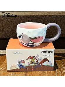 Disney Cốc sứ hình Judy Nick trong Zootopia, cốc tai to ngộ nghĩnh, cốc ăn sáng chất lượng cao dùng tại nhà. - Nhiều màu - Xem 12