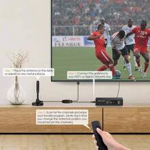 TV Antenna Small Indoor Antennas With Magnetic Base And 360° Reception Support Smart  Fire TV And All Older TV's HDTV Television For Free Local Channels - View 5