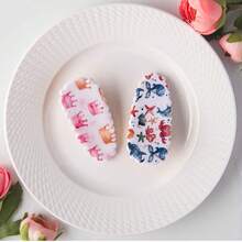 1pc/2pcs Handmade Soft Clay Hair Clip Mold, Geometric Large Hair Accessory Clay Shaping Cutter DIY Tool - White - View 5