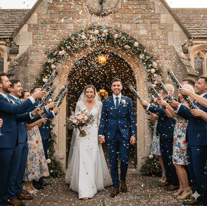 Rose Petals & Party Confetti