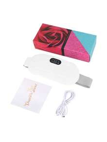 Electric Heating Pad, Portable Cordless Menstrual Heating Pad, With Multiple Adjustable Modes, Heating Abdominal Wrap, Electric Hot Compress Belt Gift, Suitable For Women And Girls To Use, As A Gift For Family Members, White And Pink - Multicolor - View 15