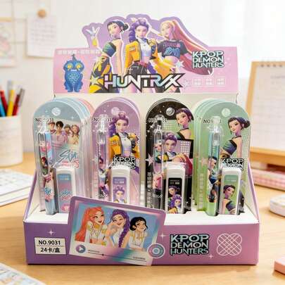 1pc 2026 Popular Korean Manga Merchandise, High-Value Appearance Stationery For Living Room And Desk, Various Styles, Random Style For Children, Friends, And Family,New Year's Gift, Valentine's Day Gift, Easter Gift,Stochastic Style