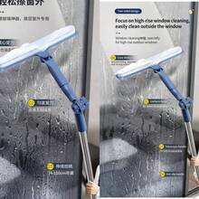 Extended Handle Double-Sided Window Cleaning Tool, Home High-Rise Window Exterior Cleaning Hands-Free Cleaner, Includes Small Brush For Cleaning Window Crevices, Convenient Cleaning Assistant - Rotatable Glass Cleaner - View 6