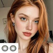 15 Color Of Colored Contact 1enses, Offering A Variety Of Color Options. Equipped With A Contact 1ens Case And Wearing Tool, Suitable For Year-Round Use, Can Be Used For Eye Makeup, Role-Playing, Holiday Event Dressing, Halloween Costume Role-Playing, Etc - 彩色 - 查看 10