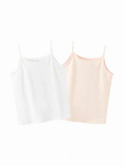 Balabala Girls Baby Summer Tank Top 2 Packs 2026 Soft Lightweight Breathable Sleeveless Shirts