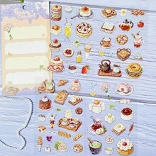 4 SHEETS PET Sticker Album, Scrapbook Decoration, For Collaging Photo Albums, Junk Journals, Decorations For Phone Cases, Water Bottles Holiday Decorations Christmas Halloween Valentine's Day Stickers Scrapbook Supplies Stationery Funny Stickers Kindle - Stickers - View 10